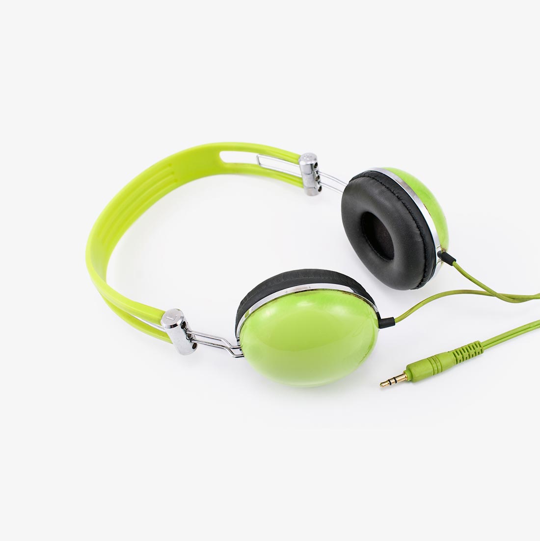 Lime Green Headphones
